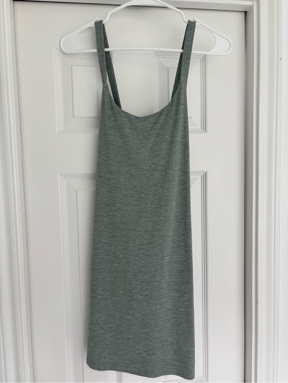 GapFit Heathered Sage Green Athletic Dress